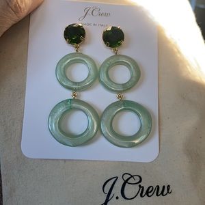 J.crew acrylic made in Italy earings